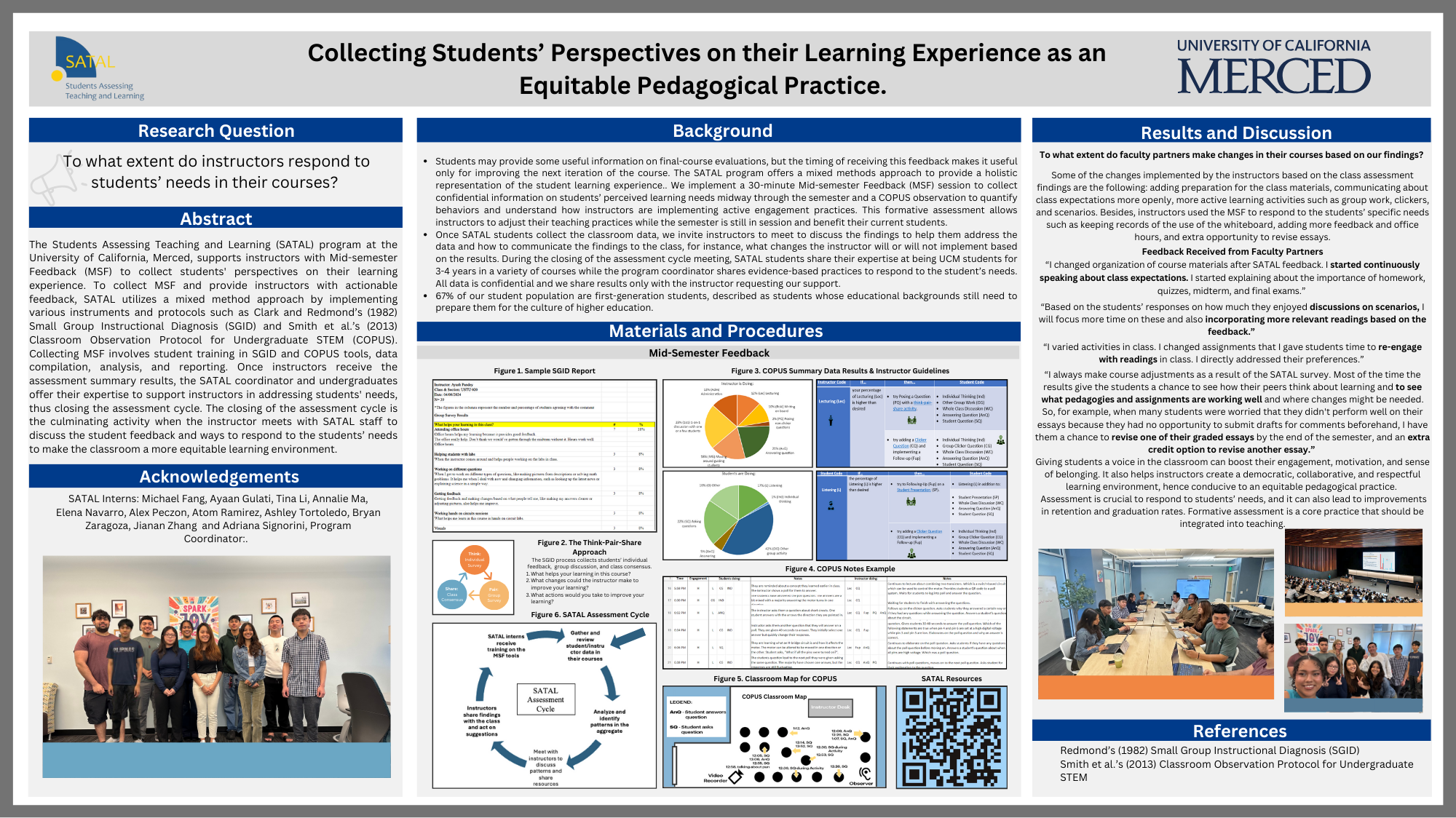 SATAL Fresno State presentation poster